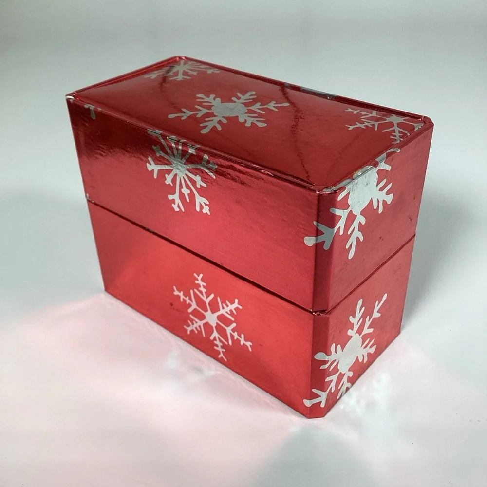 New Santa Watch Silver Adjustable Band, Christmas Red Presentation Box